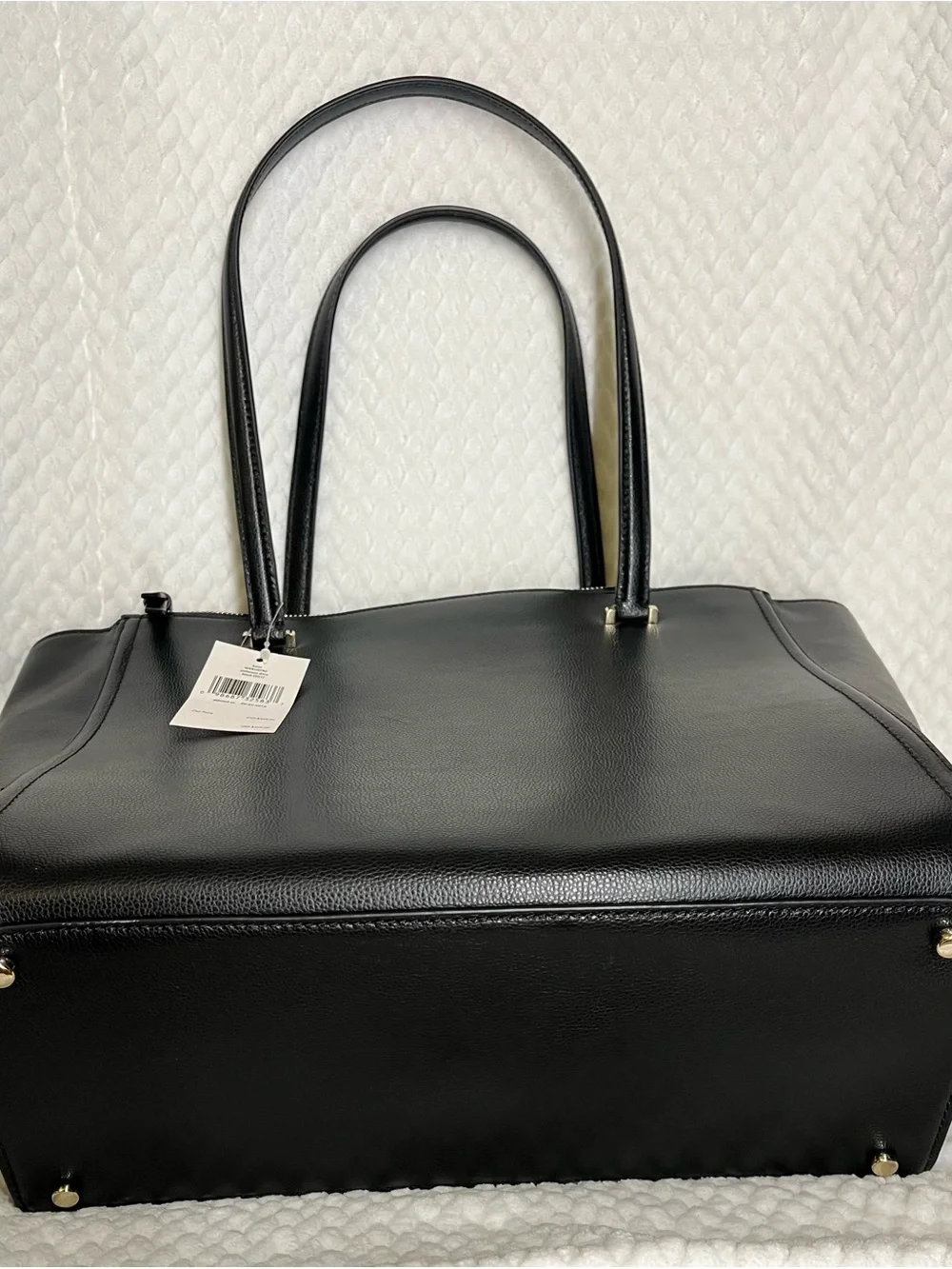 Kate Spade Patterson Drive Kona Black Caviar Leather Tote Bag NWT WKRU5786